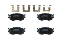 Kamoka Bremsbelagsatz Scheibenbremse JQ1013910 FüR RIO KIA JB Accent Hyundai PBT