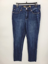 Seven7 Jeans Womens 8 Dark Wash Weekend Slim Fit Stretch Blue Denim Five Pocket