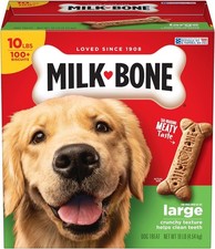 Milk-Bone Original Dog Biscuits, Medium Crunchy Dog Treats,10 lbs High nutrition