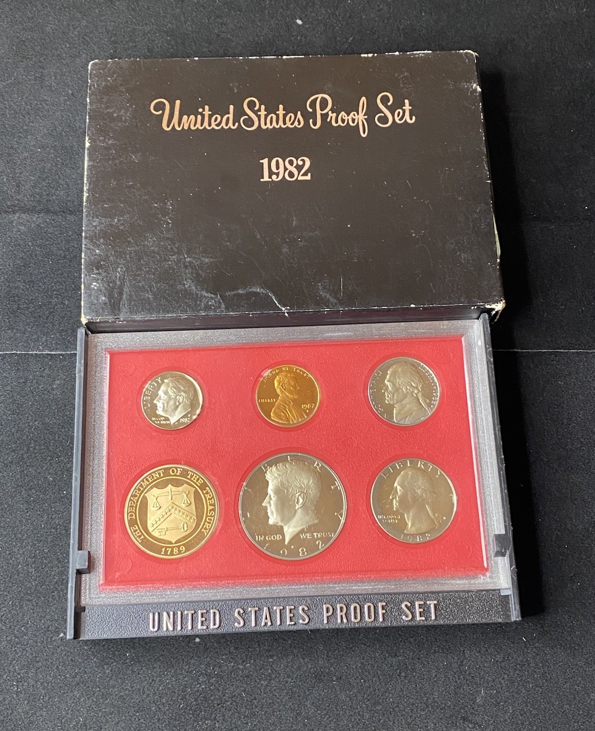 1982-S United States Mint 5 Coin Proof Set OGP Free Shipping