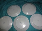 5-Vintage Arcopal Arc France Provincial Floral 10" Dinner Plates scalloped edge — photo 6