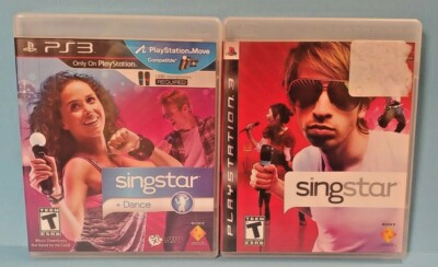 Singstar 1 + Dance Game Lot Sing Star - Playstation 3 PS3 Game Works Tested Rare
