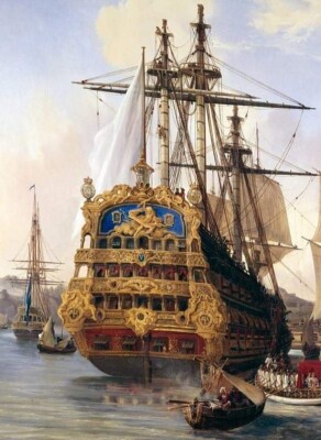 AUGUSTE ETIENNE FRANCOIS MAYER *2X3 FRIDGE MAGNETS* PAINTER FINE ART NAVAL SHIPS