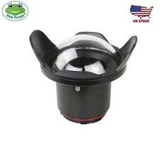 SeaFrogs WA005-A Optical Acrylic 40M/130FT  6" inch Wide Angle Dome Port Fisheye