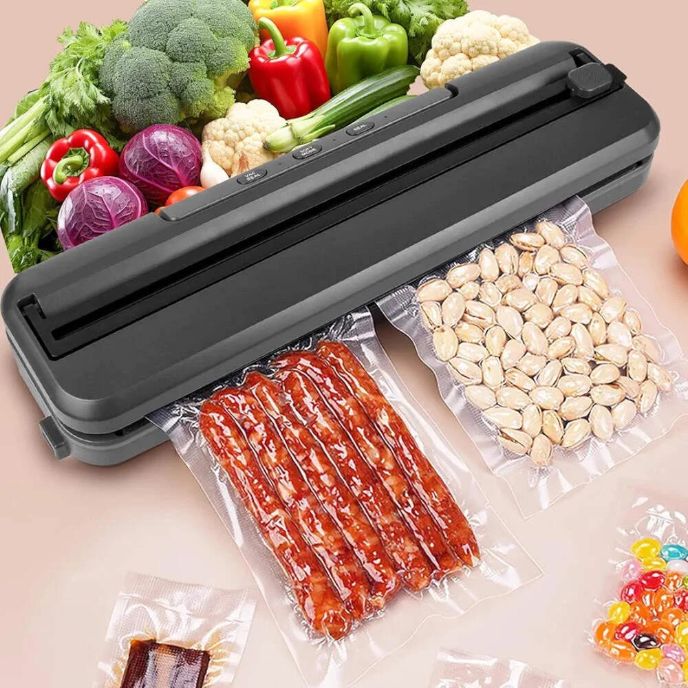 Vacuum Sealer Machine, including bag and built-in cutter, food storage automatic