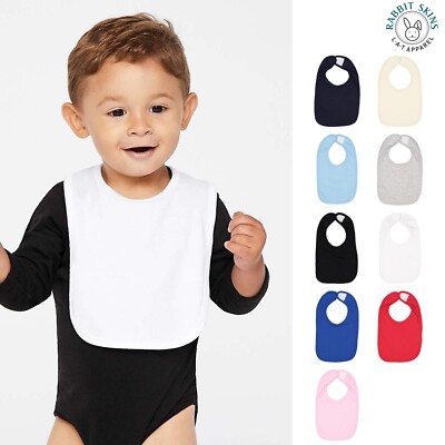 Rabbit Skins Infant Baby Toddler Premium Soft Cotton Jersey Bib 1005