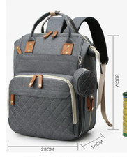 Waterproof Baby Diaper Bag LARGE Portable Multi-Function Mommy Travel Backpack