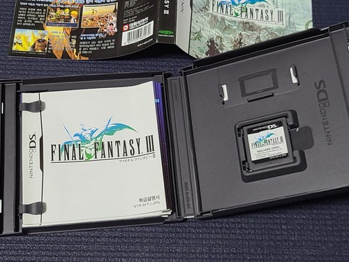 Super Rare Nintendo DS Final Fantasy 3 III Retro Game Daiwon Korean Version NDS - Picture 5 of 10