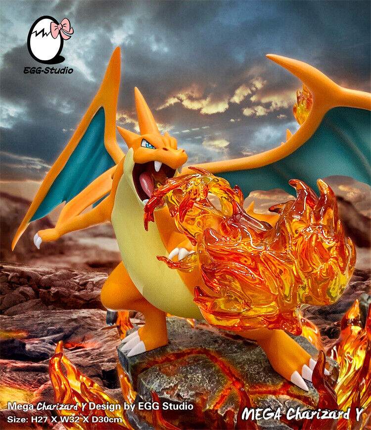 Mega Charizard Y - Pokemon Resin Statue - EGGS Studios [In Stock]