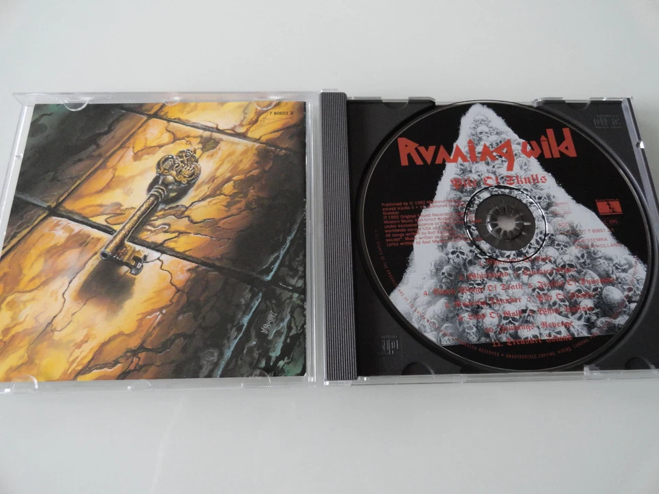 Running Wild "  PILE OF SKULLS" CD 1992 EMI Holland - Bild 4 von 4