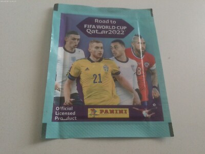 Road to Qatar 2022 WM horizontal versiegelt Aufkleber Paket WM Panini Album