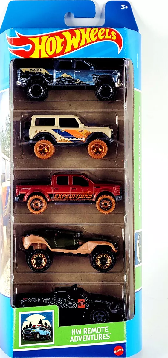 Hot Wheels Remote Adventures 5 Pack w 15 F 150 21 Bronco