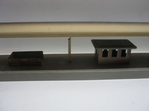 Märklin H0 423 Bahnsteig ohne Fahrplantafel 51,5 cm Blechmodell von 1948 gut - Bild 3 von 4