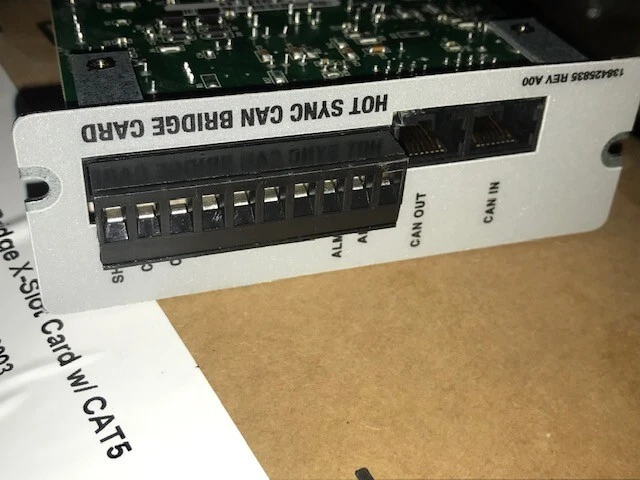 EATON Can Bridge X-slot Card W/cat PART # 103005961-001 - Image 4 of 4