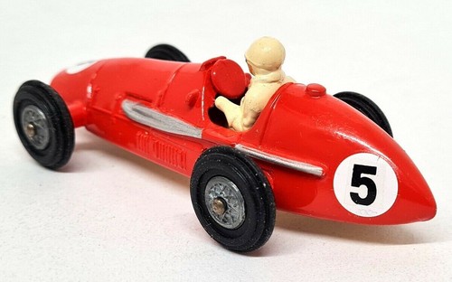 Crescent Toys Vintage - Ferrari 2.5 Litre G/Prix F1 Race Car Restored Orange #5 - Picture 4 of 6