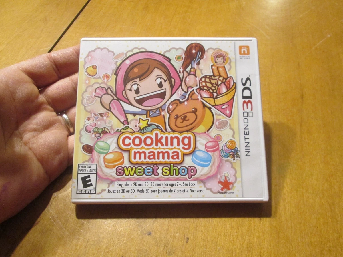 Cooking Mama Sweet Shop NINTENDO 3DS EMPTY ONLY CASE AND MANUAL