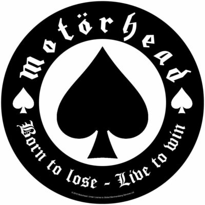 Motörhead Born to Lose Rückenaufnäher-Backpatch Neu New