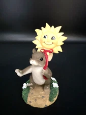 Fitz & Floyd Charming Tails "Sunny Day Are On The Way" Mouse Sun Figurine 83/111