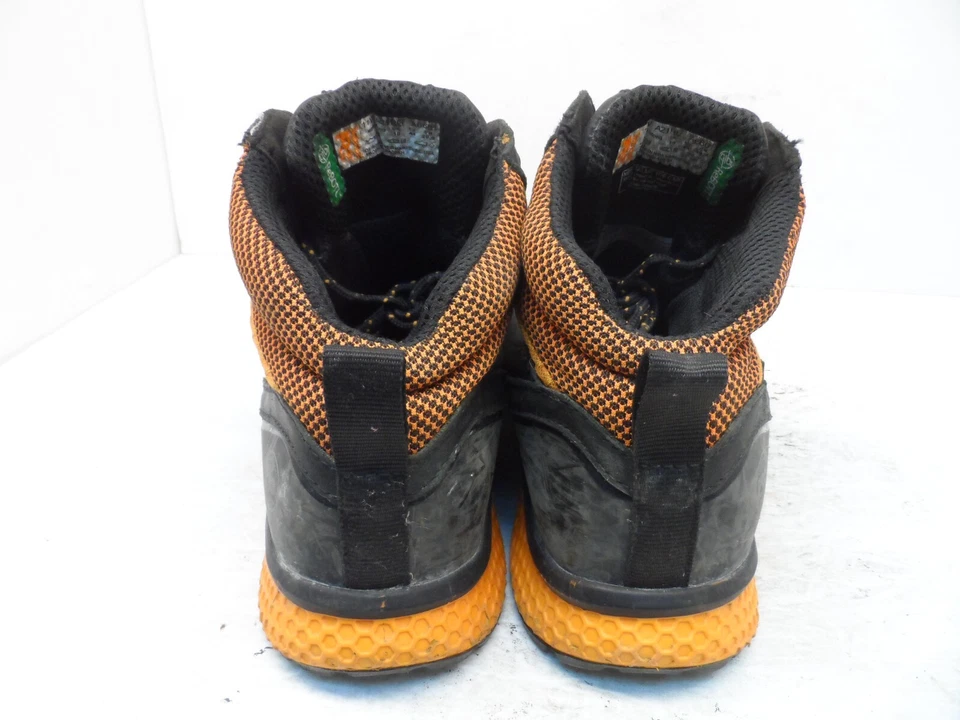 Timberland PRO Hombres Mid Reaxion CT Botas de Trabajo de Seguridad A21RU Negro/Naranja 11W Foto 3 de 4