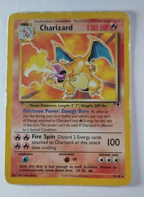 CARTE POKEMON WIZARD (ENG) CHARIZARD 3/110 LEGENDARY COLLECTION - Photo 1/3