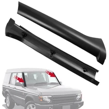 Pair Outer Windshield Pillar Trim Panel Molding For Land Rover Discovery 2 99-04