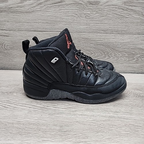 Nike Air Jordan 12 Utility PS 'Grind' DM5205-006 Black Basketball Shoes Size 3Y - Picture 7 of 11