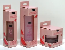 New B Pure Glow Up Recipe Set Of 3 Watermelon Toner Serum Night Moisturizer