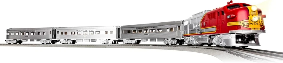 Santa Fe Super Chief O Gauge Bluetooth Electric Train Set – Remote Controlled... - Image 3 of 4