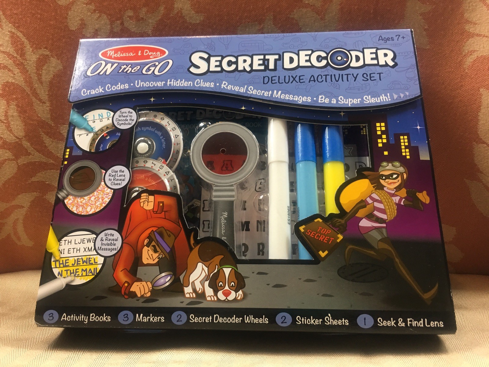 melissa & doug secret decoder deluxe activity set