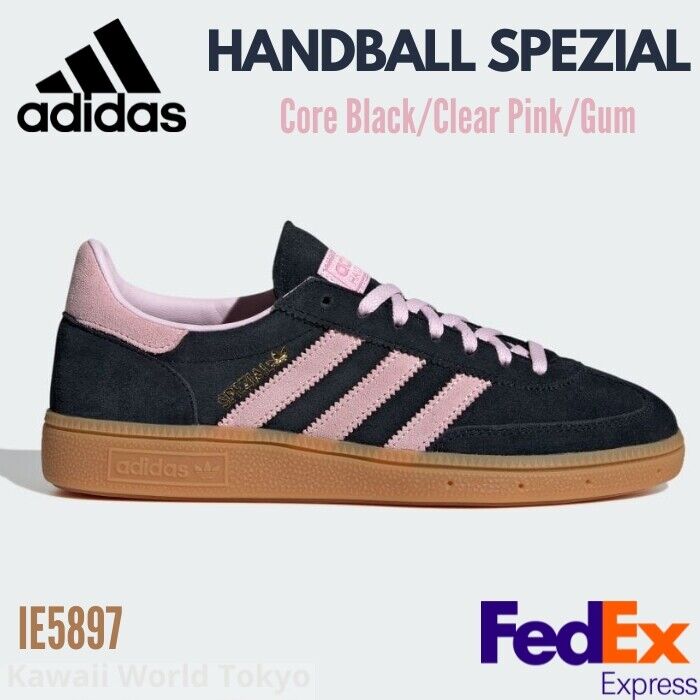 Adidas Originals HANDBALL SPEZIAL Core Black/Clear Pink/Gum Adidas Originals HANDBALL SPEZIAL Core Black/Clear Pink/Gum