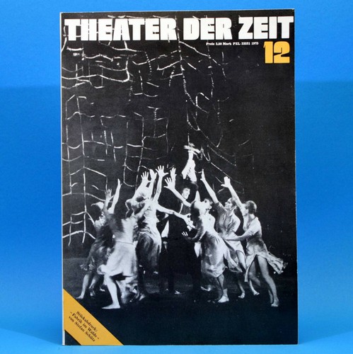 DDR Teatro del Tempo 12 1975 Palcoscenico Film Musica (con Indice) - Foto 1 di 2