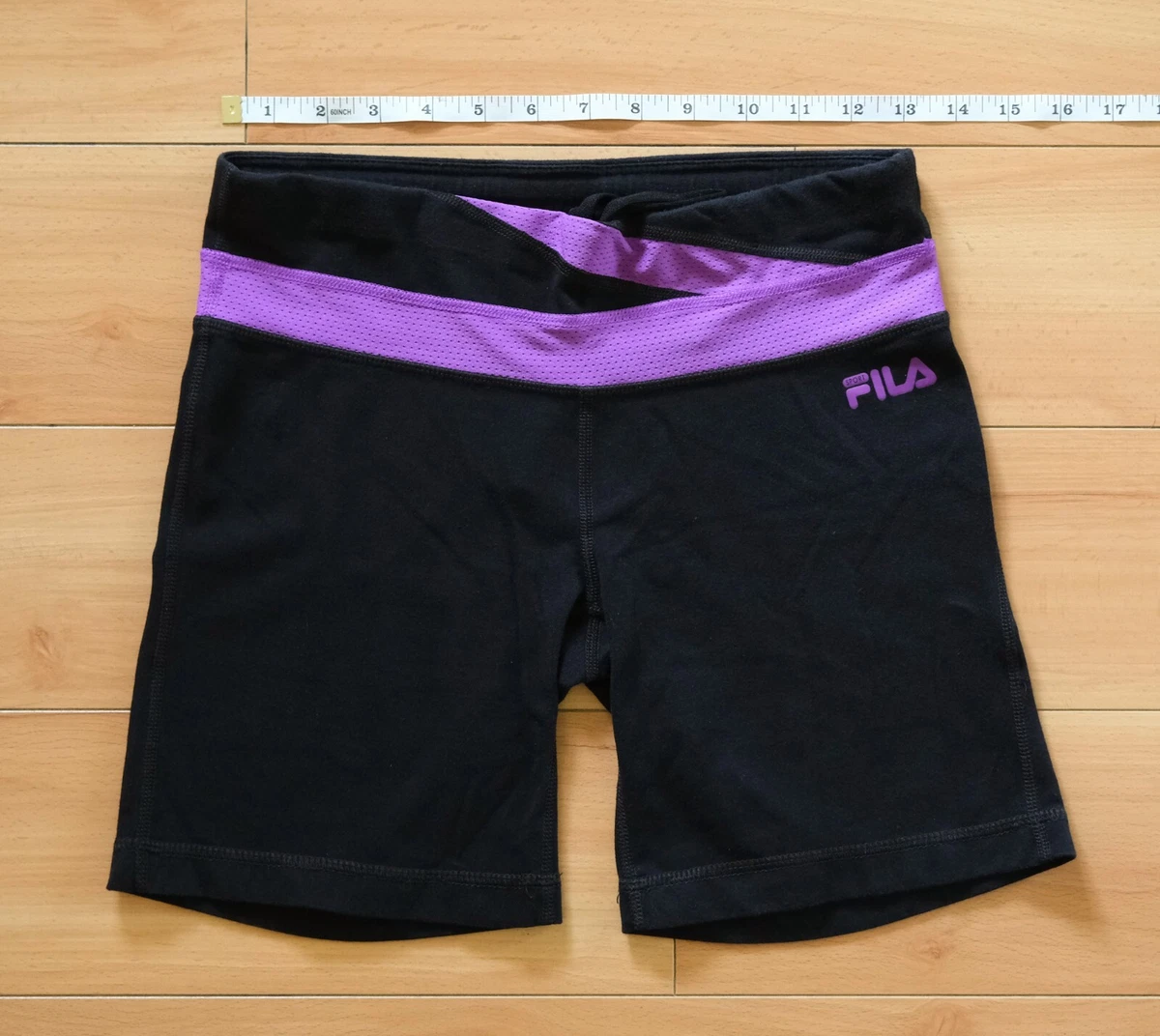 Fila Sport Small S Womens Shorts Black Compression Performance Live In  Motion