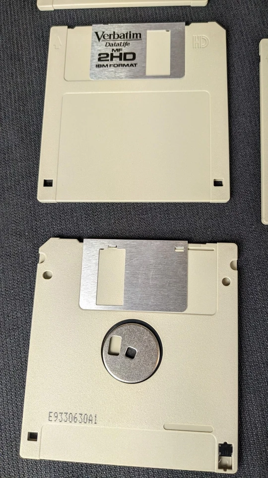Verbatim Datalife MF 2HD 3.5" disks used - formatted for IBM - Image 2 of 3