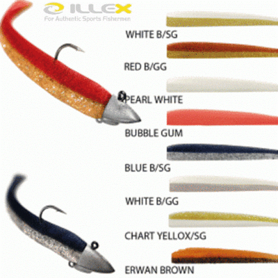 Leurre souple armé illex nitro shad 90 + heads - 9cm