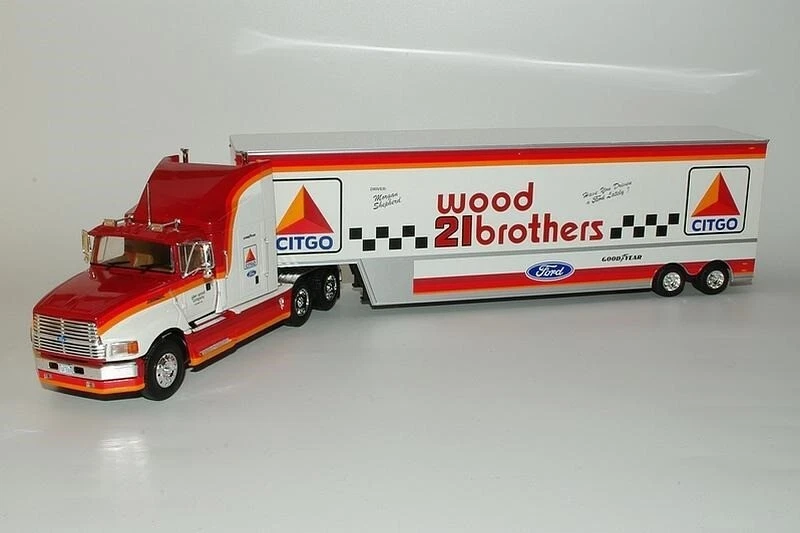 FORD AEROMAX (1990), NASCAR Wood Brothers, American Truck Altaya, 1:43 Diecast - Image 3 of 4