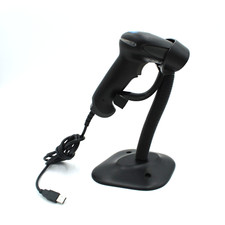Netum USB Barcode Scanner 1D Laser Wired Handheld Black Reader w/ Stand  Manual