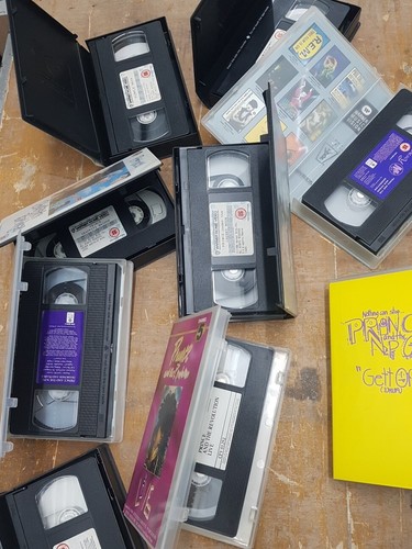 Prince X9 VHS videos VHS Purple Rain/Graffiti Bridge/Under Cherry Moon Diamonds - Picture 7 of 8
