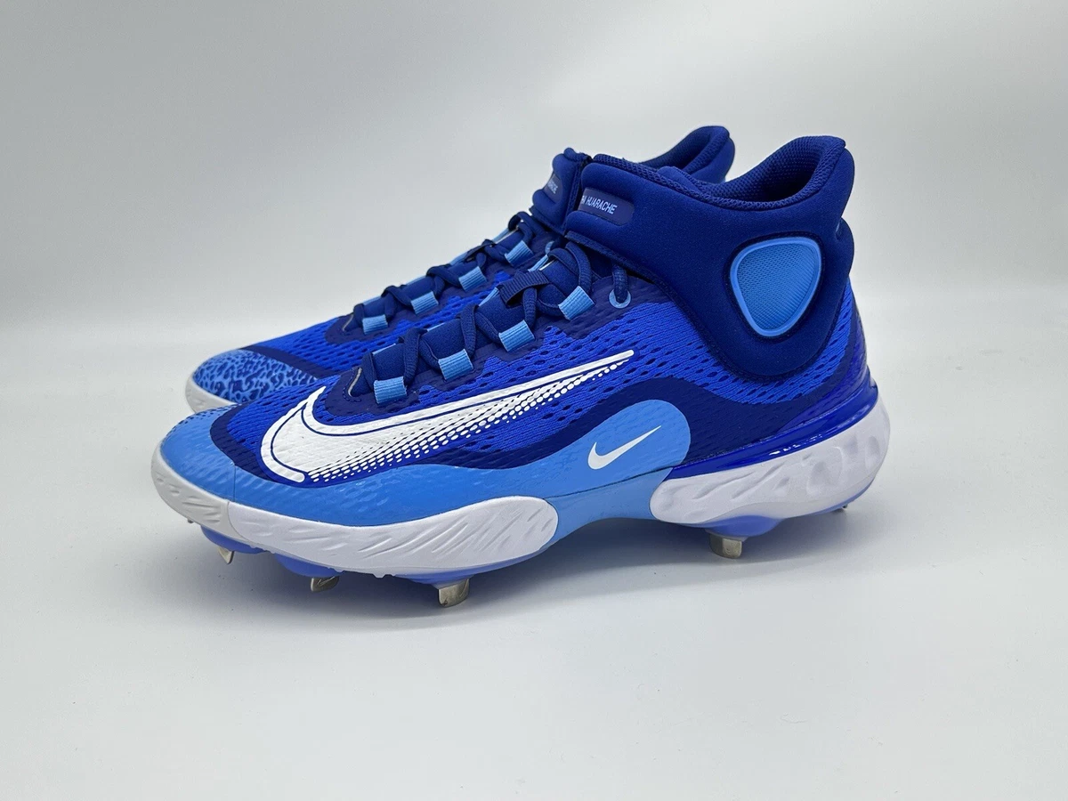 Blue nike huarache baseball cleats deals