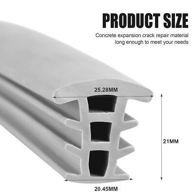 Concrete Expansion Joint Filler Driveway Crack Filler Flexible EPDM Rubber Strip