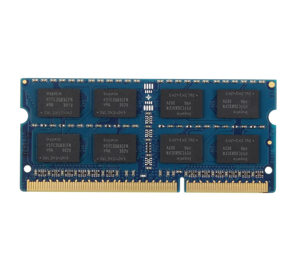Per Hynix 4 GB 2RX8 DDR3 1333 MHz PC3-10600 204 PIN SODIMM memoria computer portatile - Immagine 2 di 4