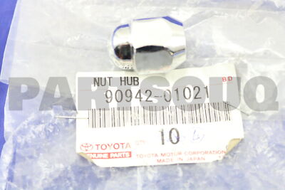 9094201021 Genuine Toyota NUT, HUB (FOR AXLE) 90942-01021 | eBay