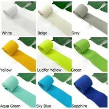 5cm Large Bande Élastique Stretch Ruban Cousue Serviettage Diy Accessoires