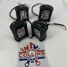 Nilight 4PCS LED Pods 4Inch 60W Triple Row Flood Spot Combo 6000LM Lights Read**