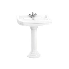 Burlington Edwardian 80cm Basin and Pedestal B18 & P6