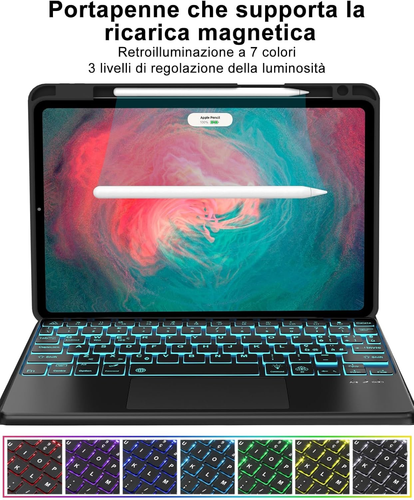 SENGBIRCH Teclado Para Ipad Air 11 2024, Ipad Air 6/5/4 Generación 10.9", Teclad - Bild 5 von 12