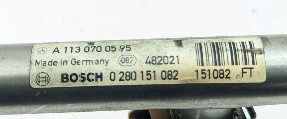 00-06 Mercedes W209 CLK55 CLS500 ML500 Línea de riel de inyección de combustible 1130700695 OEM Foto 2 de 4