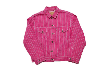 ジャケット・アウター Supreme Levi's Pinstripe Trucker Jacket Supreme Levi's Pinstripe Trucker Jacket (With Pin) Black