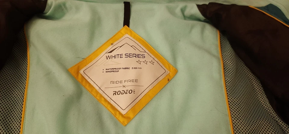 Rodeo Skijacke 2000 mm Damen smaragdgrün, Gr. L - BW 61 cm - Bild 3 von 4