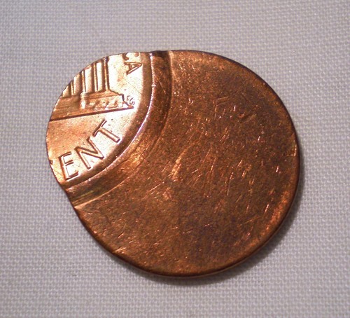 No Date Lincoln Cent Mint Error - 80% Off Center      BU     Look!   (931n) - Picture 3 of 3