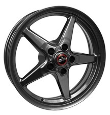Race Star Wheels Rim 92 Drag Star Bracket Racer Metal Gray 17x9.5 5x4.75 19.0